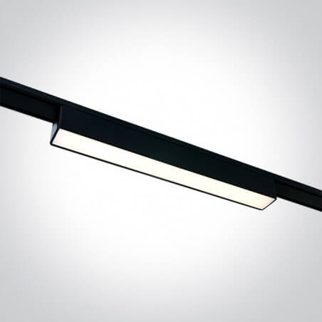 ŠVIESTUVAS FLAT MAGNETINEI SISTEMAI ONE LIGHT 43100FA/B/V 10W JUODAS