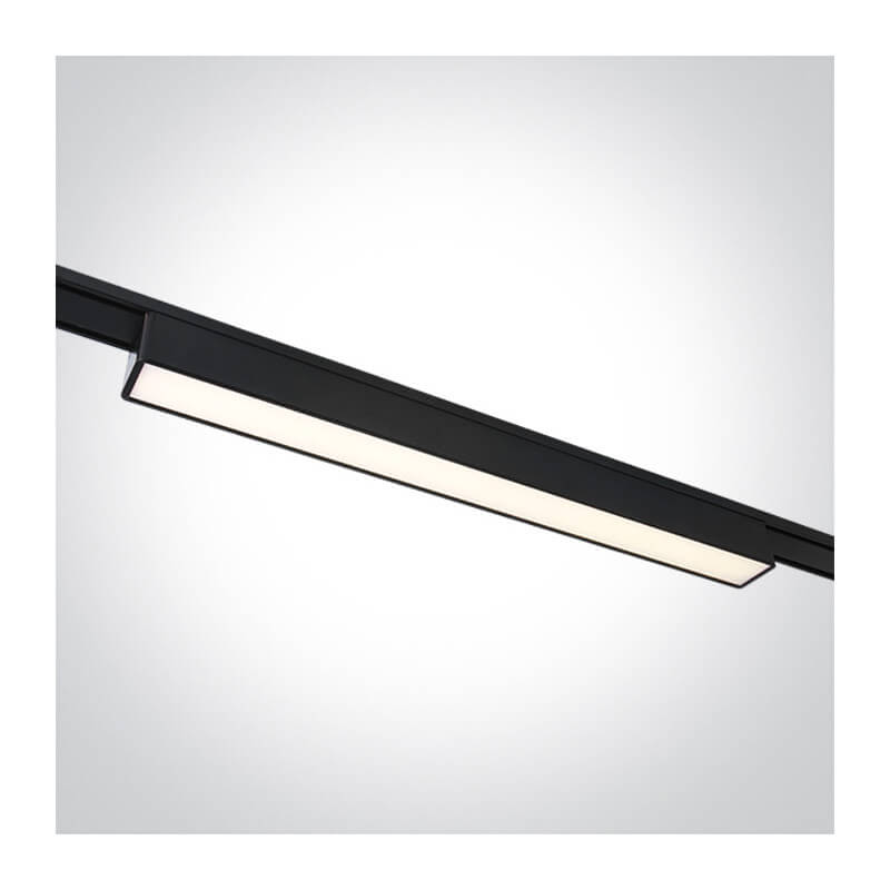 ŠVIESTUVAS FLAT MAGNETINEI SISTEMAI ONE LIGHT 43100FB/B/V 10W JUODAS
