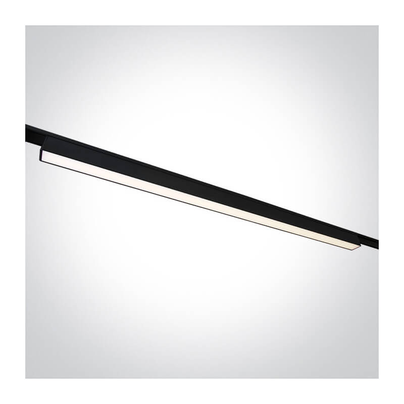 ŠVIESTUVAS FLAT MAGNETINEI SISTEMAI ONE LIGHT 43100FD/B/V 30W JUODAS