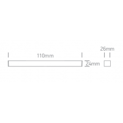 ŠVIESTUVAS FLAT MAGNETINEI SISTEMAI 43102FA/B/V 6W JUODAS kaina