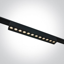 ŠVIESTUVAS FLAT MAGNETINEI SISTEMAI 43102FB/B/V 12W JUODAS