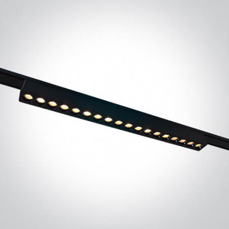 ŠVIESTUVAS FLAT MAGNETINEI SISTEMAI ONE LIGHT 43102FC/B/V 18W JUODAS