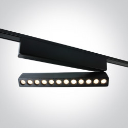 ŠVIESTUVAS FLAT MAGNETINEI SISTEMAI 43106FA/B/V 12W JUODAS