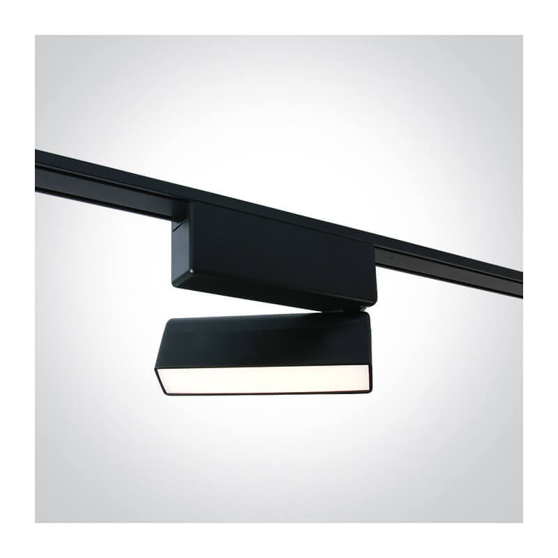ŠVIESTUVAS FLAT MAGNETINEI SISTEMAI ONE LIGHT 43108FA/B/V 5W JUODAS