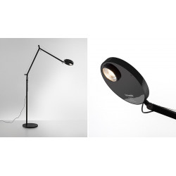 PASTATOMAS LED ŠVIESTUVAS DEMETRA 12W JUODAS pigiau