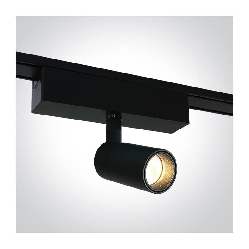 ŠVIESTUVAS FLAT MAGNETINEI SISTEMAI ONE LIGHT 43116F/B/V 6W JUODAS