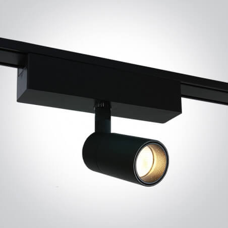 ŠVIESTUVAS FLAT MAGNETINEI SISTEMAI ONE LIGHT 43116F/B/V 6W JUODAS