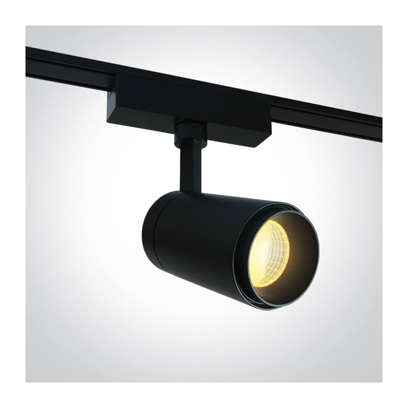 ŠVIESTUVAS FLAT MAGNETINEI SISTEMAI ONE LIGHT 43120F/B/V 10W JUODAS