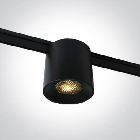 ŠVIESTUVAS FLAT MAGNETINEI SISTEMAI ONE LIGHT 43110F/B/V 6W JUODAS