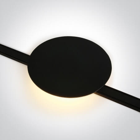 ŠVIESTUVAS FLAT MAGNETINEI SISTEMAI ONE LIGHT 43110F/B/V 6W JUODAS