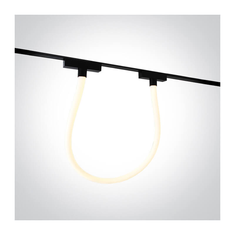 ŠVIESTUVAS FLAT MAGNETINEI SISTEMAI ONE LIGHT 43128FA/B/W 16W JUODAS
