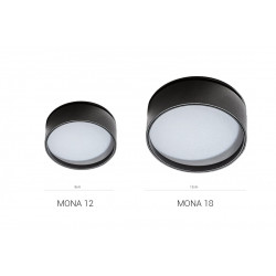 ĮLEIDŽIAMAS LED ŠVIESTUVAS MONA 18W JUODAS atsiliepimai