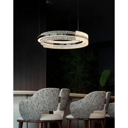 PAKABINAMAS LED ŠVIESTUVAS RHEA D120 126W CHROMO SPALVOS pigiau