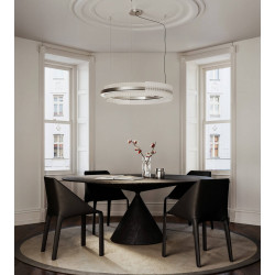 PAKABINAMAS LED ŠVIESTUVAS RHEA D120 126W CHROMO SPALVOS internetu