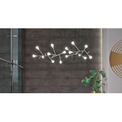 PAKABINAMAS LED ŠVIESTUVAS RAMI L145 CHROMO SPALVOS kaina