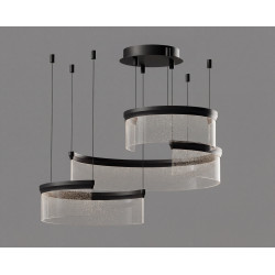 Pakabinamas LED šviestuvas Aurora L106 juodas