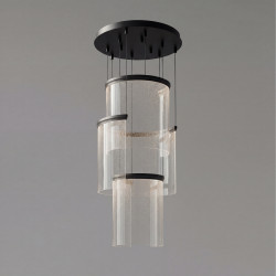 Pakabinamas LED šviestuvas Aurora D65 juodas