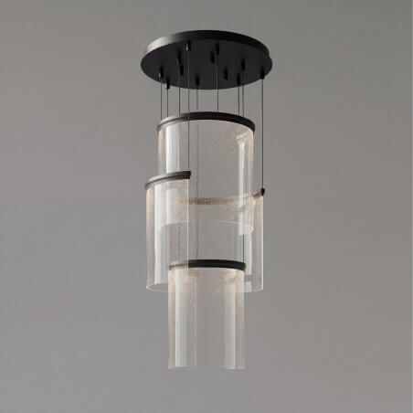 Pakabinamas LED šviestuvas Aurora 65 juodas Caeli Design 9004.3.D65