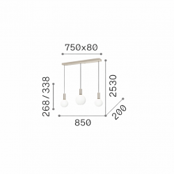 PAKABINAMAS LED ŠVIESTUVAS ODEON SP3 20W BALTAS pigiau