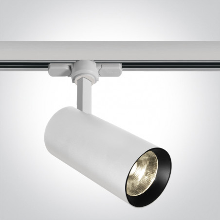 Šviestuvas 3Ph šviestuvų sistemai One Light COB LED 65642CT/W/C