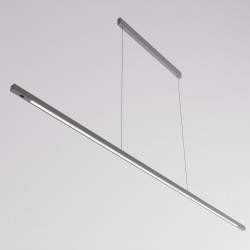 Pakabinamas LED šviestuvas VEGA 50W NIKELIO SPALVOS DIM