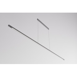 Pakabinamas LED šviestuvas VEGA 50W NIKELIO SPALVOS DIM kaina