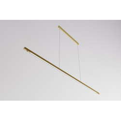 Pakabinamas LED šviestuvas VEGA 40W AUKSO SPALVOS DIM kaina