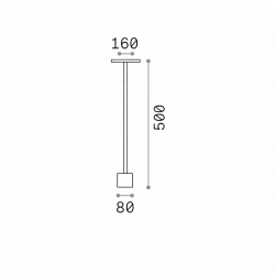 PASTATOMAS LED ŠVIESTUVAS TOFFEE PT D16 H50 11W TAMSIAI PILKAS pigiau