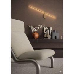 SIENINIS LED ŠVIESTUVAS TANGENT H73 6W AUKSO SPALVOS pigiau