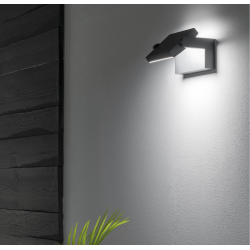 Sieninis LED šviestuvas SWIPE AP 20,5W PILKAS kaina