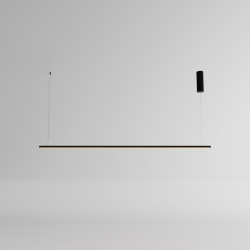Pakabinamas LED šviestuvas STICK 40W 3000K JUODAS dimeriuojamas