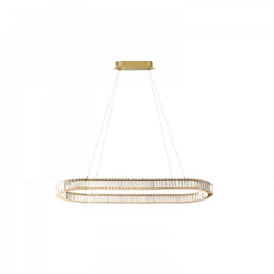 PAKABINAMAS LED ŠVIESTUVAS SPARK OVAL 71W AUKSO SPALVOS CCT