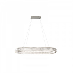 PAKABINAMAS LED ŠVIESTUVAS SPARK OVAL 71W CHROMO SPALVOS CCT