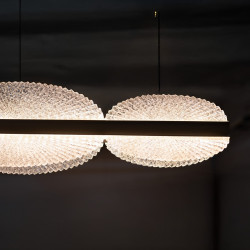 PAKABINAMAS LED ŠVIESTUVAS POND 58W RUSVAS STEP DIM pigiau