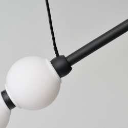 PAKABINAMAS LED ŠVIESTUVAS PERLA 26W JUODAS STEP DIM kaina