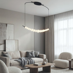 PAKABINAMAS LED ŠVIESTUVAS PERLA 26W JUODAS STEP DIM pigiau