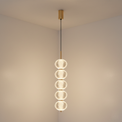 PAKABINAMAS LED ŠVIESTUVAS GALATEA 30W AUKSO SPALVOS CCT pigiau