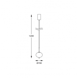 PAKABINAMAS LED ŠVIESTUVAS GALATEA 6,5W AUKSO SPALVOS STEP DIM CCT pigiau