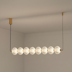 PAKABINAMAS LED ŠVIESTUVAS GALATEA 50W AUKSO SPALVOS CCT kaina
