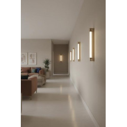 SIENINIS LED ŠVIESTUVAS LINEO H90 16W AUKSO SPALVOS kaina