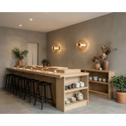 LUBINIS | SIENINIS LED ŠVIESTUVAS SIRA D25 9,5W GINTARO SPALVOS kaina