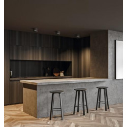LUBINIS LED ŠVIESTUVAS TECH D10 9W JUODAS pigiau