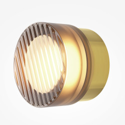 Sieninis LED šviestuvas OLO 6W CCT žalvario spalvos kaina