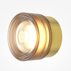 Sieninis LED šviestuvas OLO Sconce 6W CCT žalvario spalvos pigiau