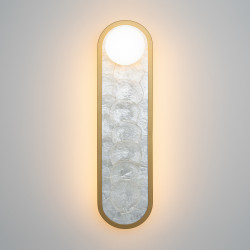 Sieninis LED šviestuvas PERLAMOUR 25W CCT žalvario spalvos kaina