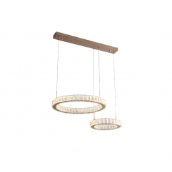 PAKABINAMAS LED ŠVIESTUVAS GIRONA 36W AUKSO SPALVOS STEP DIM pigiau