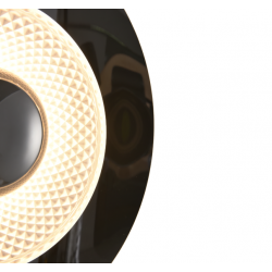 SIENINIS LED ŠVIESTUVAS DIOP 8W JUODAS|CHROMO SPALVOS STEP DIM pristatymas