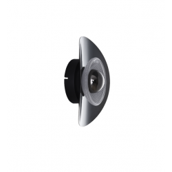 SIENINIS LED ŠVIESTUVAS DIOP 8W JUODAS|CHROMO SPALVOS STEP DIM