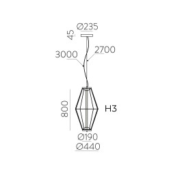 PAKABINAMAS LED ŠVIESTUVAS TOTEM H3 11,5W JUODAS internetu