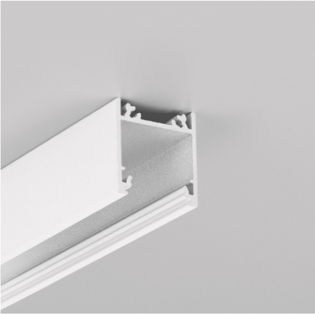 LED PROFILIS TOPMET LINEA20 EE7F/TY PAVIRŠINIS, 2M, BALTAS C1020001